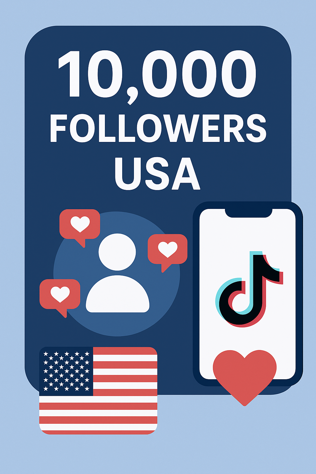 10.000 followers USA